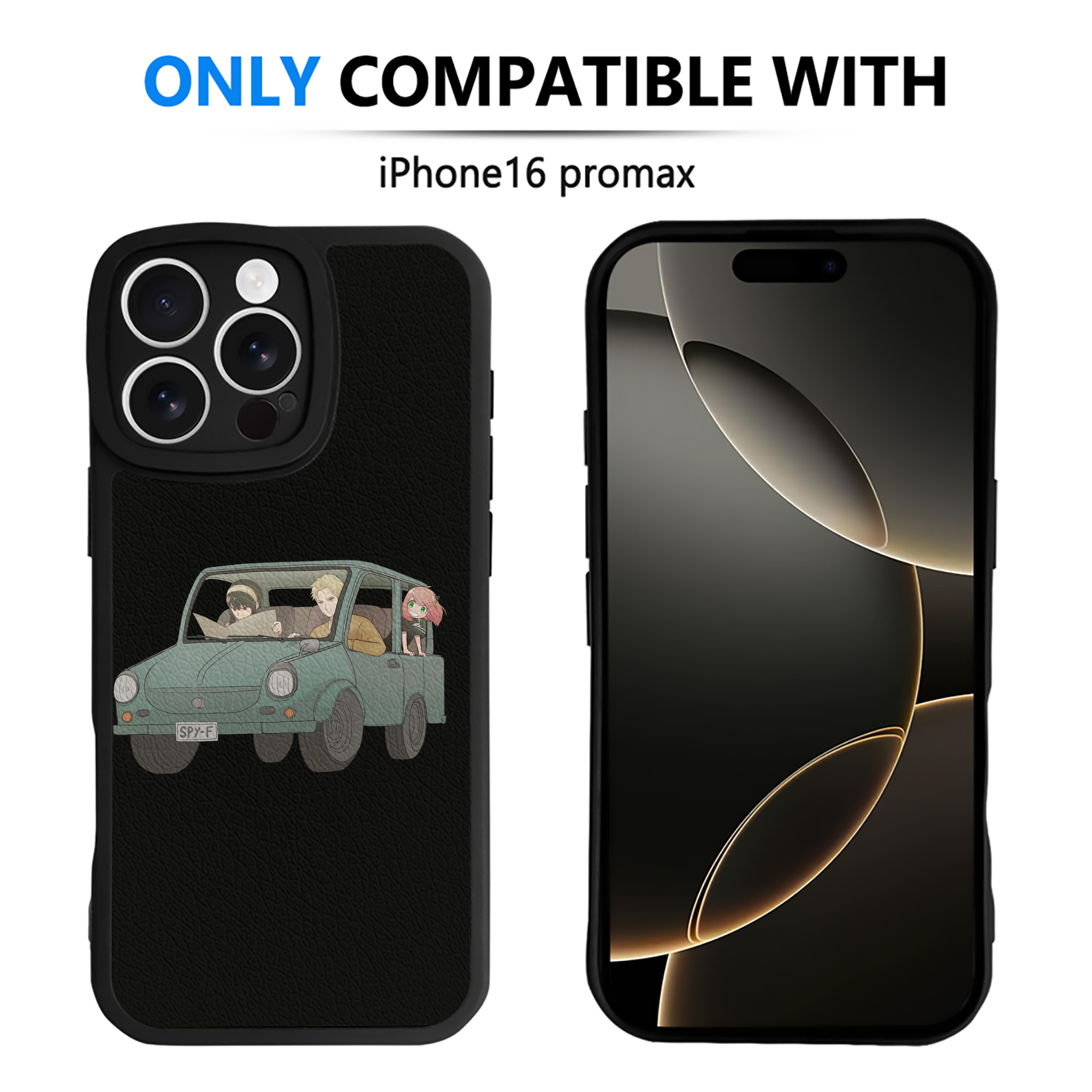（画像用） SPY×FAMILY间谍家家酒 【iPhone 16シリーズ対応】シリコンスマホケース（レザー調） 材質：シリコン